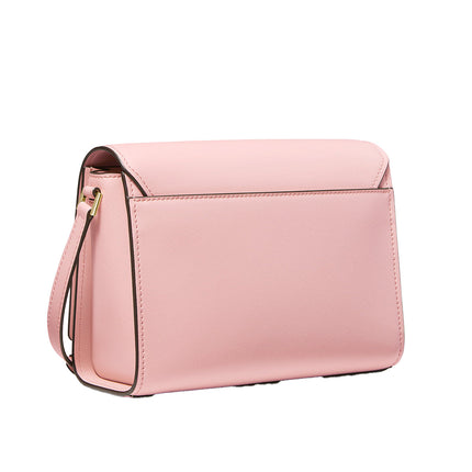 Michael Kors Women's Mimi Medium Leather Messenger Bag Powder Blush