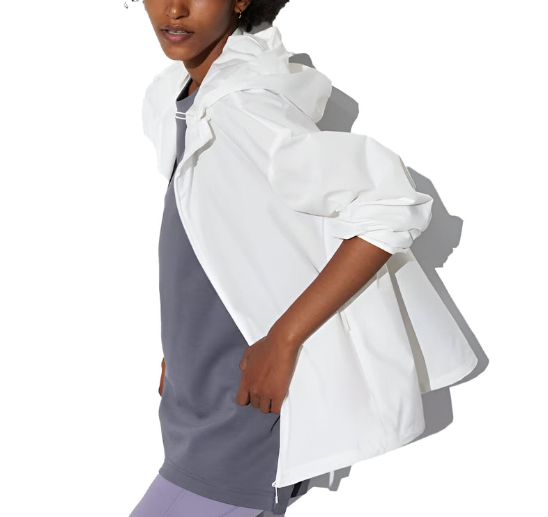 Uniqlo Women's Pocketable Uv Protection Parka Off White