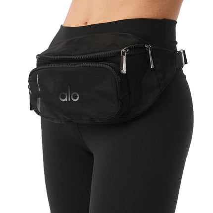 Alo Yoga Women's Sheer Fanny Pack Black