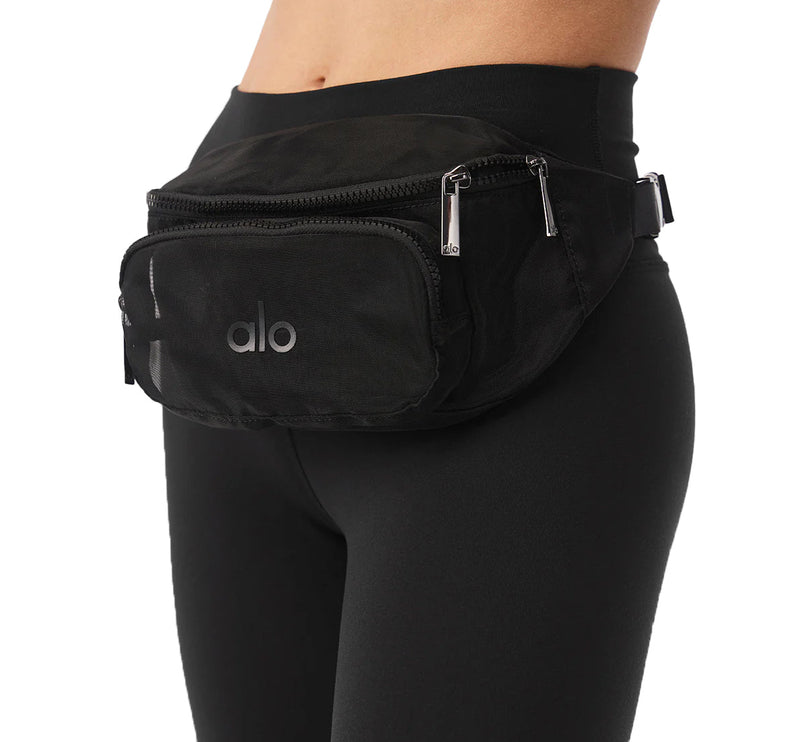 Alo Yoga Women's Sheer Fanny Pack Black