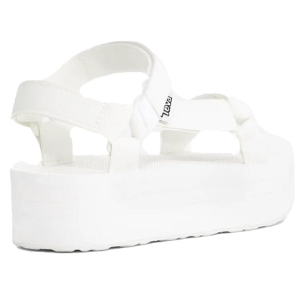 Teva Women's White Flatform Universal Sandals Bright White