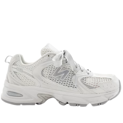 New Balance 530 Silver With Ribbon Laces