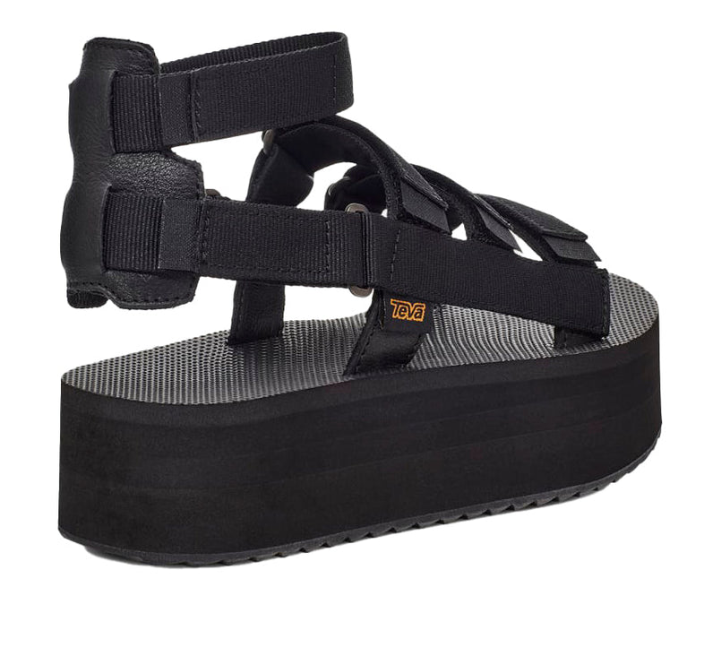 Teva Women's Black Flatform Mevia Sandals Black