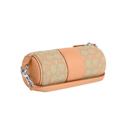 Coach Women's Nolita Barrel Bag In Signature Jacquard  Sv/Faded Blush