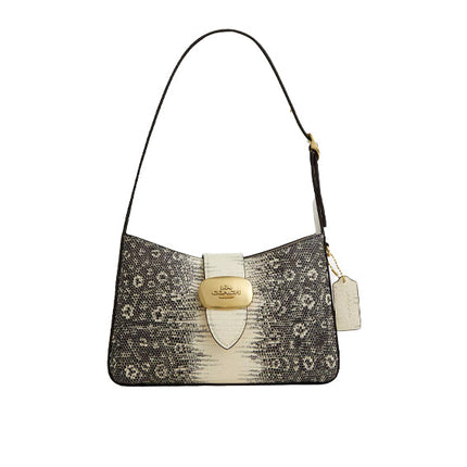 Coach Women's Eliza Shoulder Bag Gold/Natural