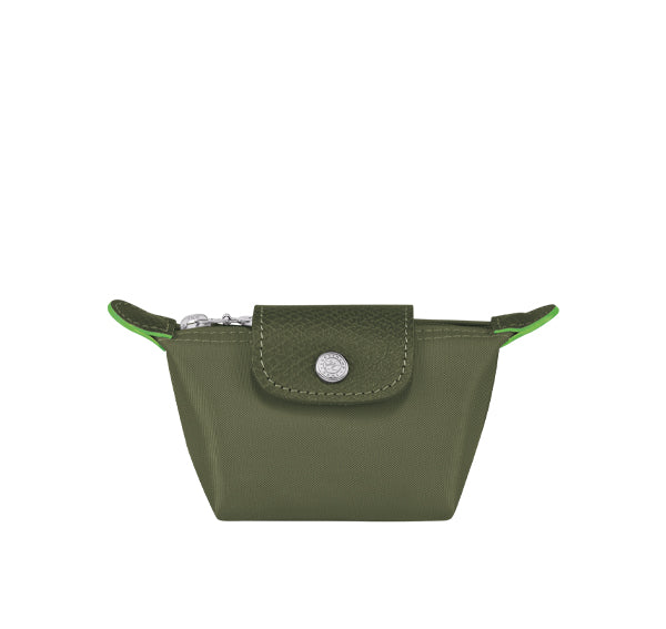 Longchamp Women's Le Pliage Green Coin Purse Forest