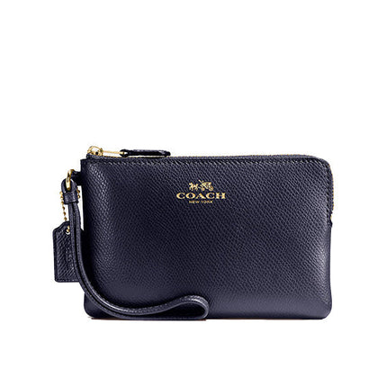 Coach Women's Corner Zip Wristlet Gold/Midnight