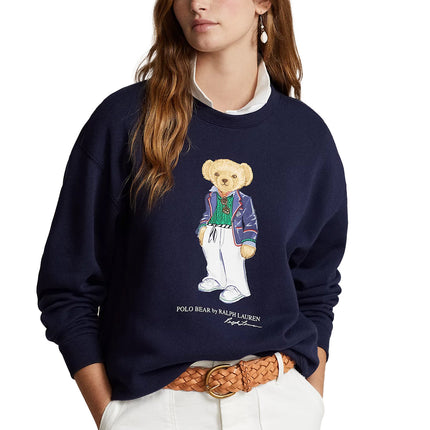 Polo Ralph Lauren Women's Polo Bear Fleece Sweatshirt Cruise Navy