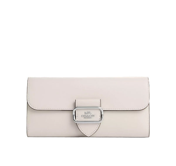 Coach Women's Morgan Slim Wallet Silver/Chalk