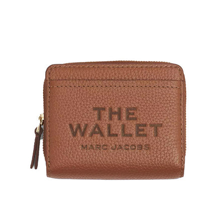 Marc Jacobs Women's The Leather Mini Compact Wallet Argan Oil