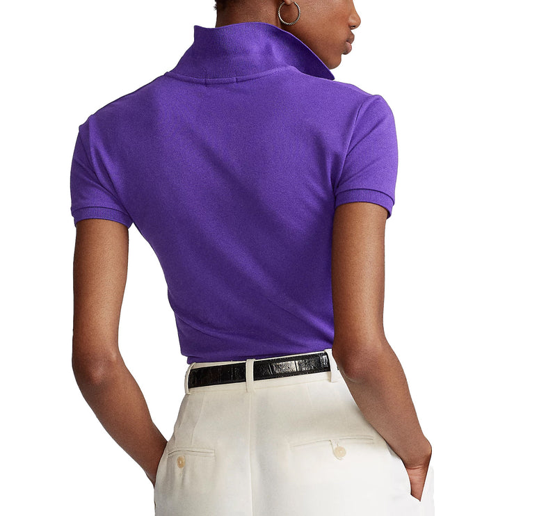 Polo Ralph Lauren Women's Slim Fit Stretch Polo Shirt Chalet Purple