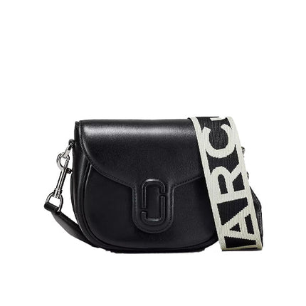 Marc Jacobs Women's The Covered J Marc Saddle Bag Black