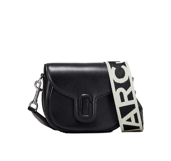 Marc Jacobs Women's The Covered J Marc Saddle Bag Black