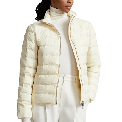 Polo Ralph Lauren Women's Packable Quilted Jacket Guide Cream