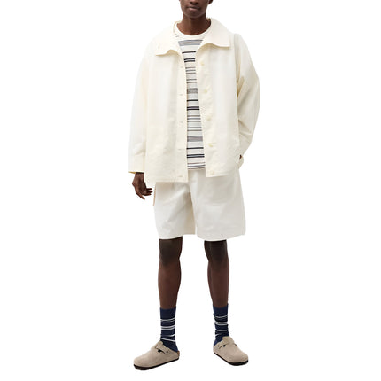 Uniqlo Unisex Light Cotton Oversized Jacket 01 Off White