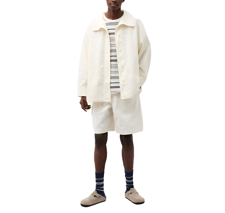 Uniqlo Unisex Light Cotton Oversized Jacket 01 Off White