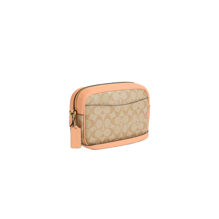 Coach Women's Jamie Camera Bag In Signature Canvas Sv/Light Khaki/Faded Blush