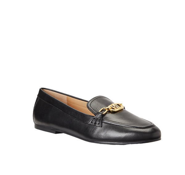 Polo Ralph Lauren Women's Averi Nappa Leather Loafer Black