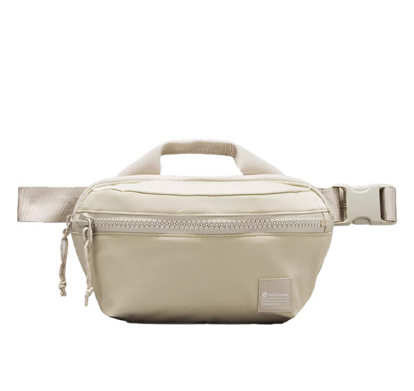 lululemon Unisex All Day Essentials Belt Bag 2.5L Raw Linen White Opal