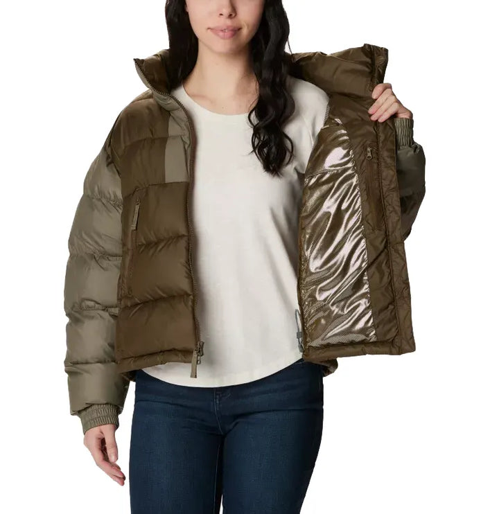 Columbia Women's Pike Lake II Cropped Jacket Olive Green/Stone Green