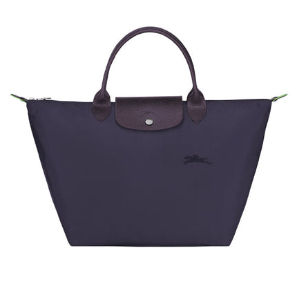 Longchamp Women's Le Pliage Green M Handbag Bilberry