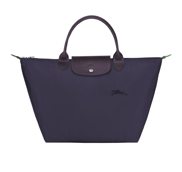 Longchamp Women's Le Pliage Green M Handbag Bilberry