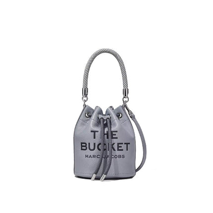 Marc Jacobs Women's The Leather Bucket Bag Wolf Grey