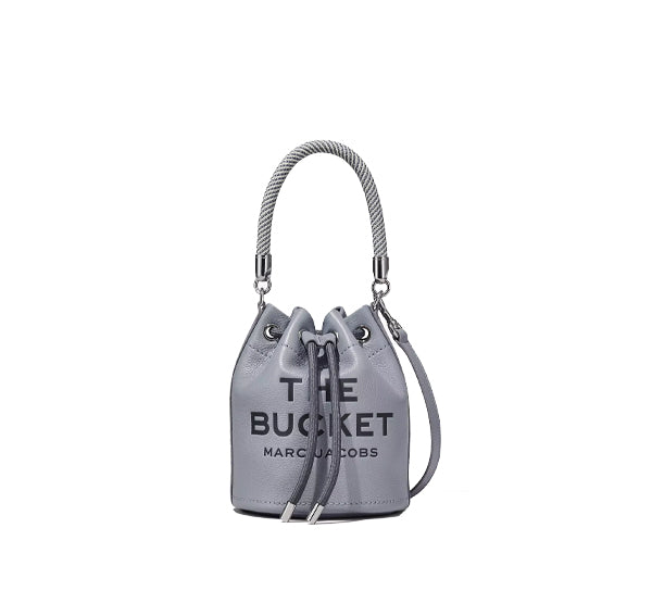 Marc Jacobs Women's The Leather Bucket Bag Wolf Grey