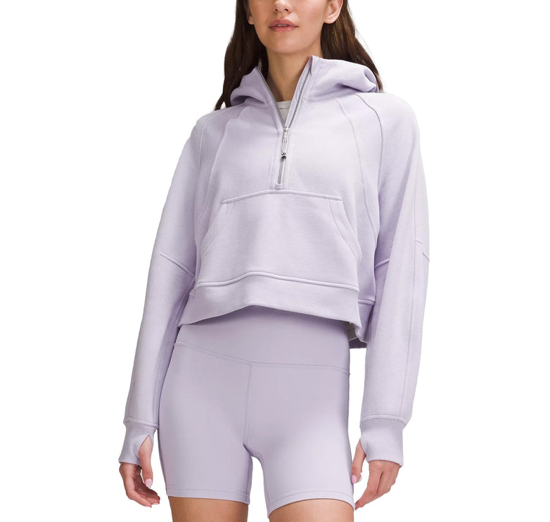 lululemon Women's Scuba Oversized Half Zip Hoodie Lilac Ether