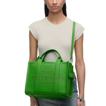 Marc Jacobs Women's The Leather Medium Tote Bag Kiwi