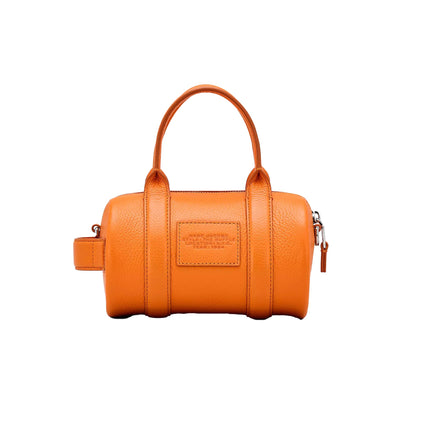 Marc Jacobs Women's The Leather Mini Duffle Bag Tangerine