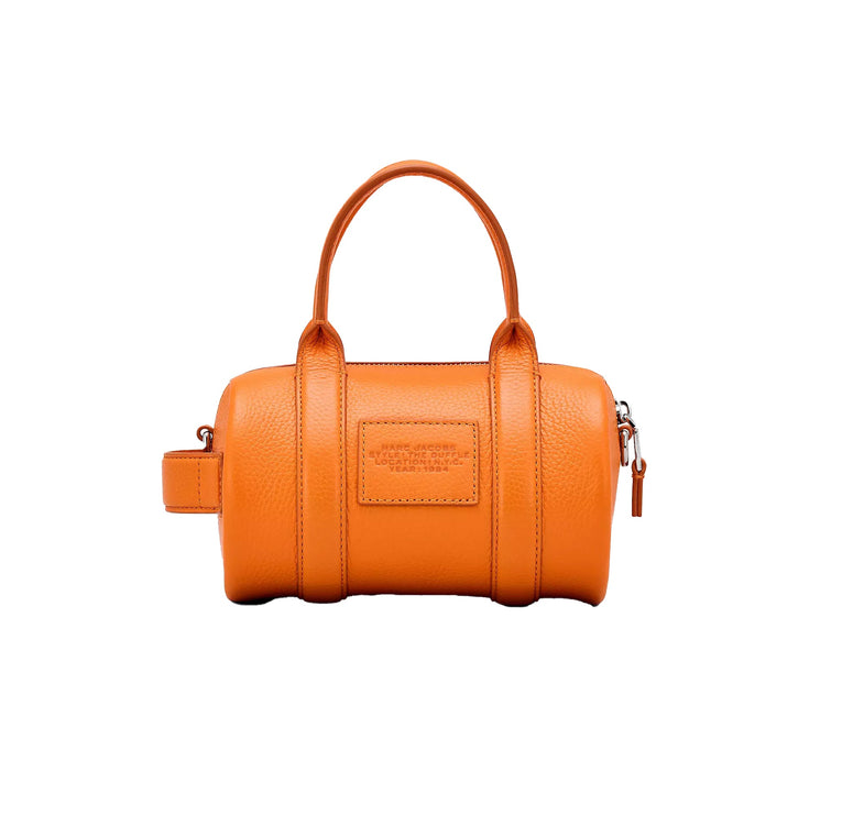 Marc Jacobs Women's The Leather Mini Duffle Bag Tangerine