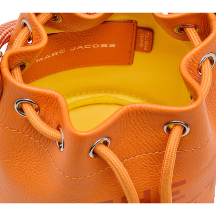 Marc Jacobs Women's The Leather Bucket Bag Tangerine