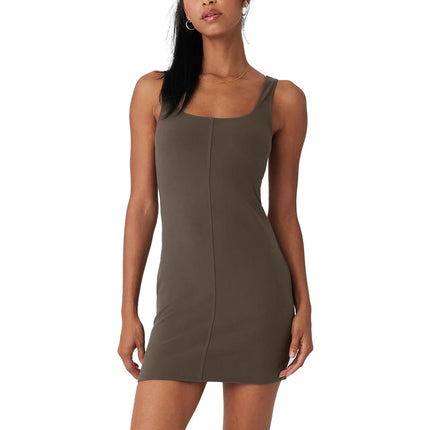 Alo Yoga Women's Alosoft Head Start Dress Olive Tree