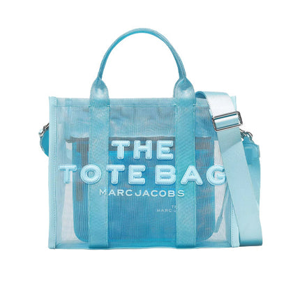 Marc Jacobs Women's The Mesh Medium Tote Bag Pale Blue