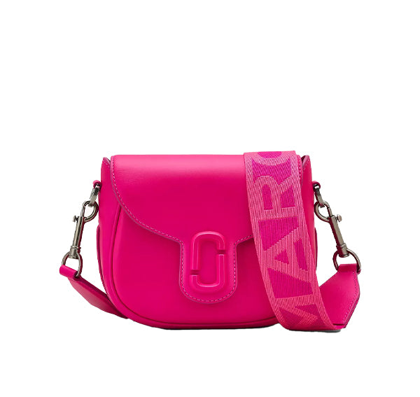 Marc Jacobs Women's The Covered J Marc Saddle Bag Hot Pink