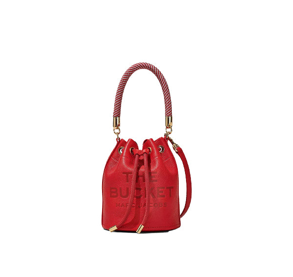 Marc Jacobs Women's The Leather Bucket Bag True Red