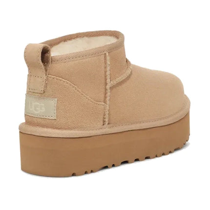 UGG Big Kid's Classic Ultra Mini Platform Sand - Hemen Kargoda