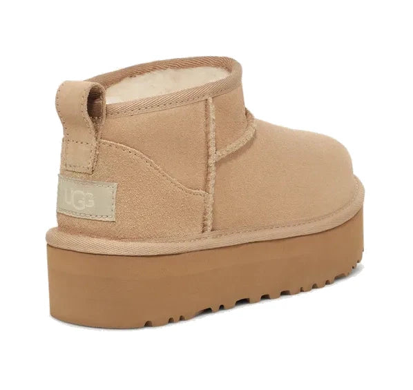 UGG Big Kid's Classic Ultra Mini Platform Sand - Hemen Kargoda