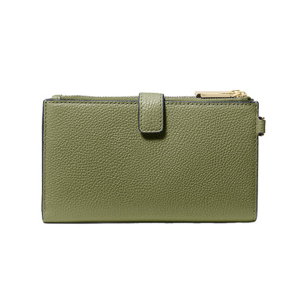 Michael Kors Women's Adele Leather Smartphone Wallet Smokey Olive