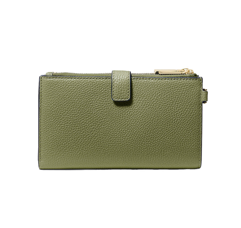 Michael Kors Women's Adele Leather Smartphone Wallet Smokey Olive