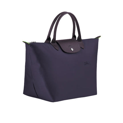 Longchamp Women's Le Pliage Green M Handbag Bilberry