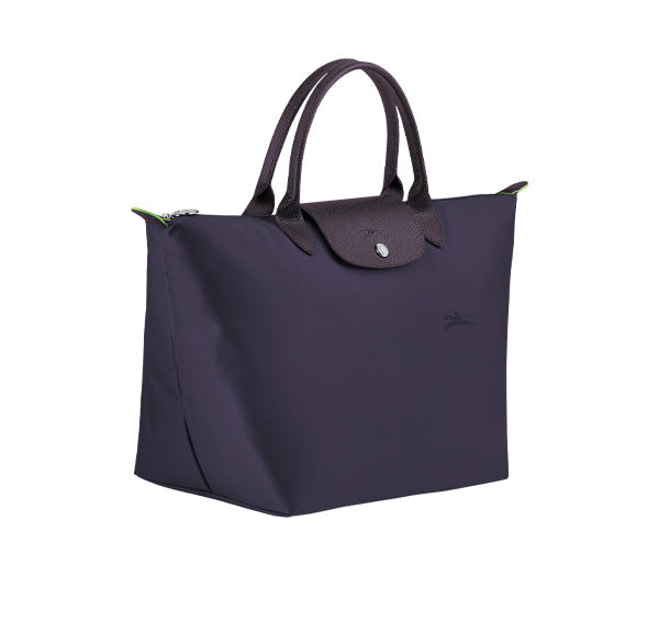 Longchamp Women's Le Pliage Green M Handbag Bilberry