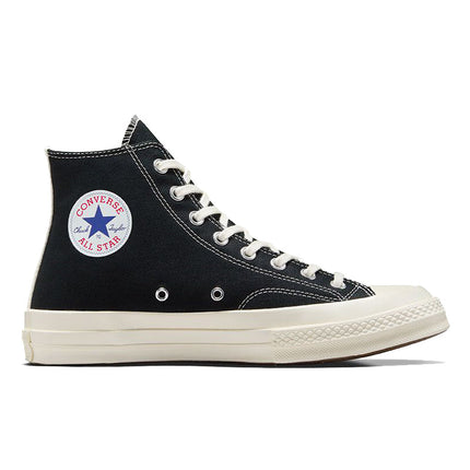 Converse x Comme des Garçons PLAY Chuck 70 High Top Black/Red/Egret