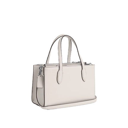 Coach Women's Nina Small Tote Silver/Chalk