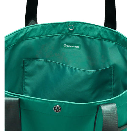 lululemon Unisex Daily Multi Pocket Tote Bag 20L Cascadia Green/Legacy Green