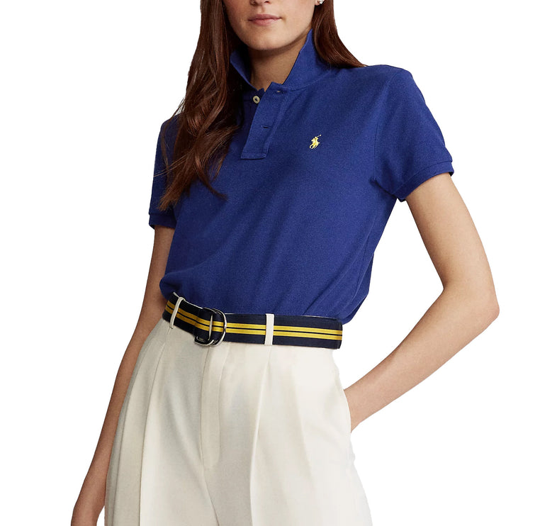 Polo Ralph Lauren Women's Classic Fit Mesh Polo Shirt Fall Royal