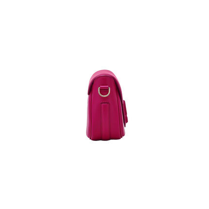 Marc Jacobs Women's The Covered J Marc Saddle Bag Lipstick Pink