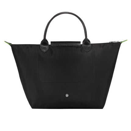 Longchamp Women's Le Pliage Green M Handbag Black - Hemen Teslim