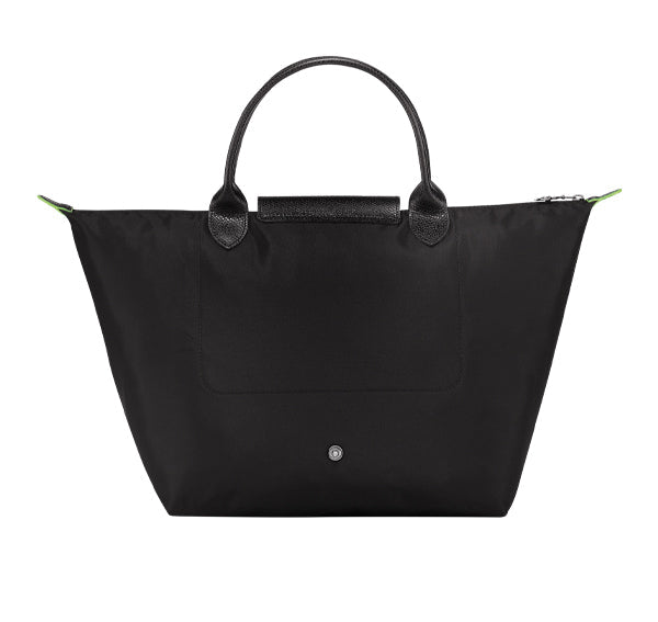 Longchamp Women's Le Pliage Green M Handbag Black - Hemen Teslim